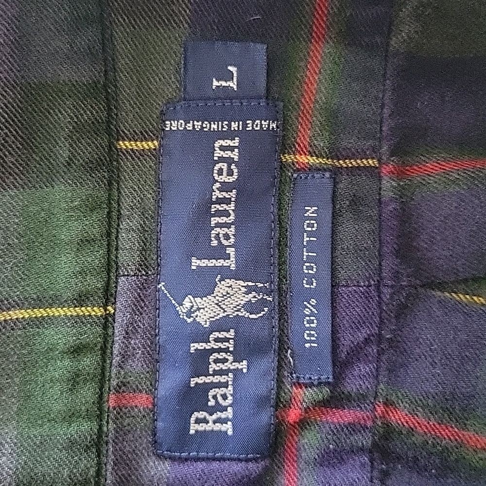 Ralph Lauren Cotton Plaid Button-down Shirt - Picture 6 of 8